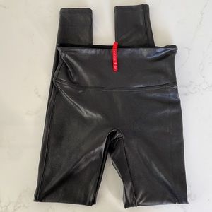 Spanx faux leather leggings